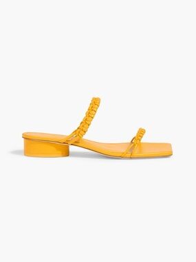Cult Gaia Leather Milo Sandals Gold Size Women’s EU 36.5